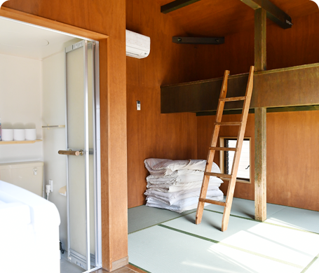 関西 目の前に海がある大淀西海岸 ムーンビーチキャンプ場のコテージに泊まろう